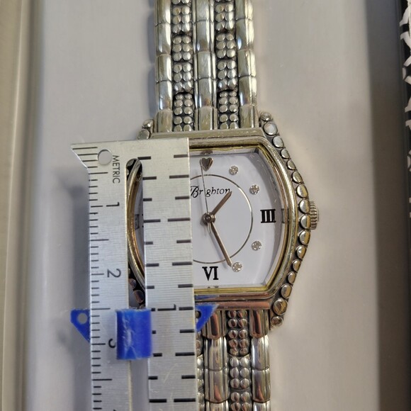 Brighton Berne silver plated watch Pebble Collection STYLE W10330 - Picture 12 of 13